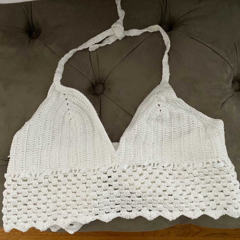 Crotchet crop top